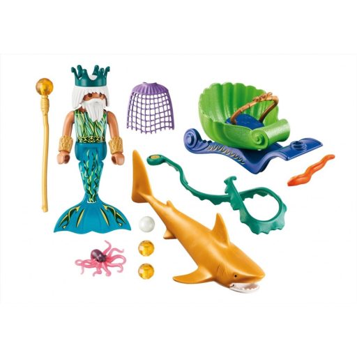 Playmobil 70097 - A tenger királya cápahintóval
