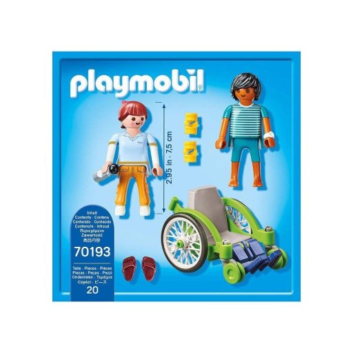 Playmobil 70193 - Kerekesszékben a beteg