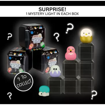   Eggy & Friends Mystery Lights - Gyűjthető LED Meglepetés Figura
