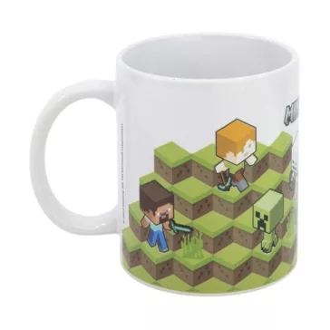   Minecraft TNT BOOM kerámia reggeliző bögre 325ML ajándék dobozban 