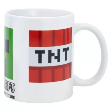   Minecraft kerámia reggeliző bögre 325ML ajándék dobozban 