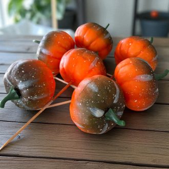 Dekorációs beszúrós tök (zöld)