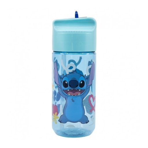 Stitch Gyerek Szívószálas kulacs 430ML