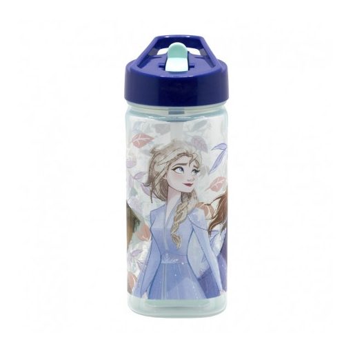 Jégvarázs (Frozen) Prémium keményfalú szívószálas kulacs gyerekeknek - 510ML