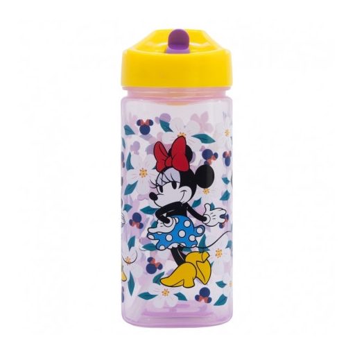 Minnie egér Prémium keményfalú szívószálas kulacs gyerekeknek - 510ML