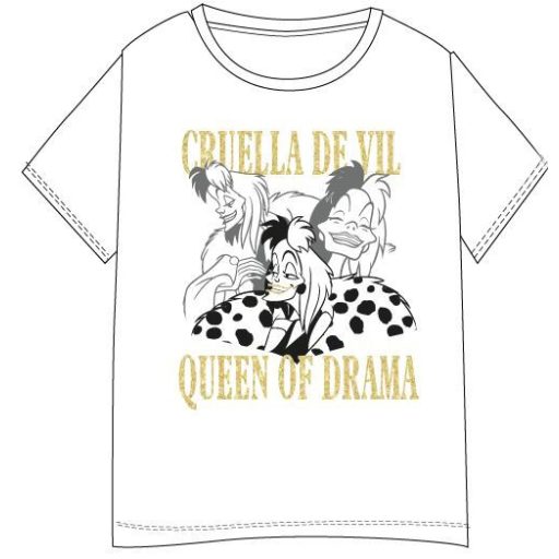 Disney 101 kiskutya Cruella női rövid póló, felső M