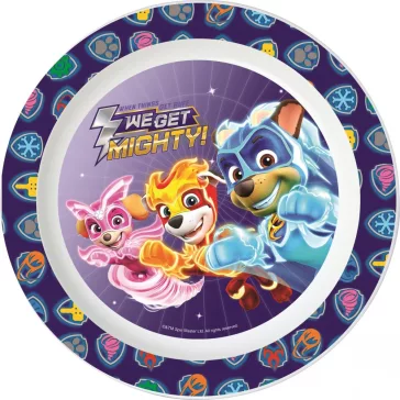 Mancs Őrjárat Mighty Pups micro lapostányér