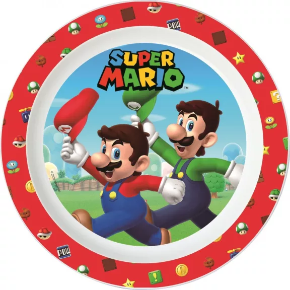 Super Mario Mushroom Kingdom micro lapostányér Super Mario Mushroom Kingdom micro lapostányér
