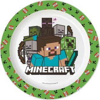 Minecraft Creeper micro lapostányér