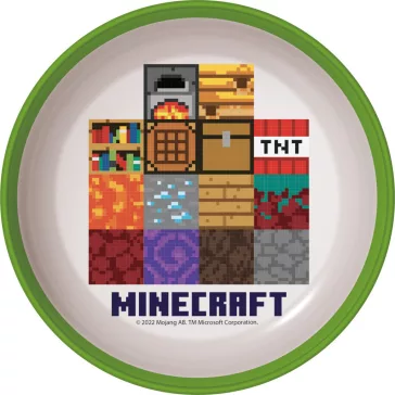 Minecraft Crafters csúszásmentes micro mélytányér