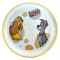 Disney Susi és Tekergő Best csúszásmentes micro lapostányér