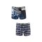 Bosszúállók Captain America Blue férfi boxeralsó 2 darab/csomag M
