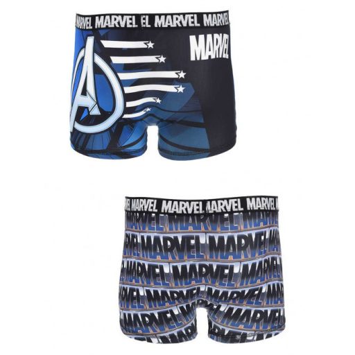 Bosszúállók Captain America Blue férfi boxeralsó 2 darab/csomag M