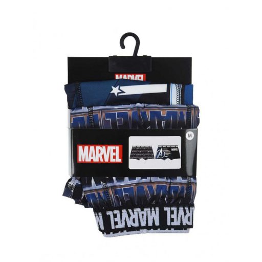 Bosszúállók Captain America Blue férfi boxeralsó 2 darab/csomag M