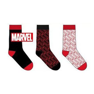 Marvel Black férfi zokni 39/42
