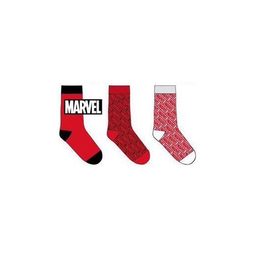 Marvel Red férfi zokni 39/42