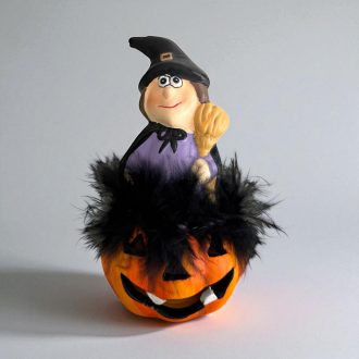 Halloween ledes dekoráció-boszorkány