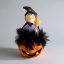 Halloween ledes dekoráció-boszorkány