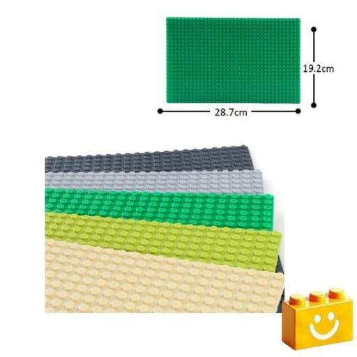 WANGE 8809 | építőjáték alaplap - 100% kompatibilis minden más kedvelt márkával | 24x36 bütyök - Több színben - sötétszürke