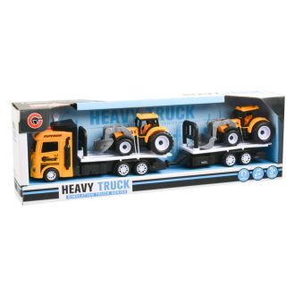 Munkagép szállító kamion