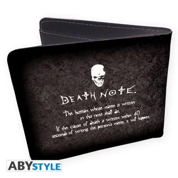 Death Note mintás pénztárca L symbol Vinyl