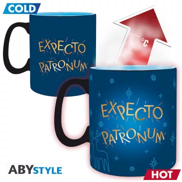 Harry Potter hőre változó bögre 460 ml Expecto Patronum