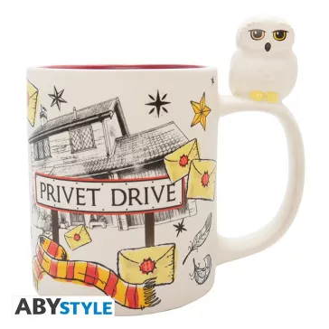 Harry Potter 3D fogantyús bögre Hedwig & Privet Drive