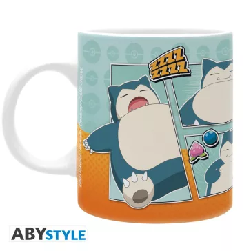 Pokemon bögre 320 ml Snorlax Comic Strip