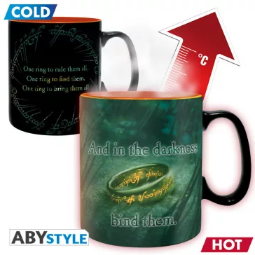 Gyűrűk Ura hőre változó bögre 460 ml Sauron