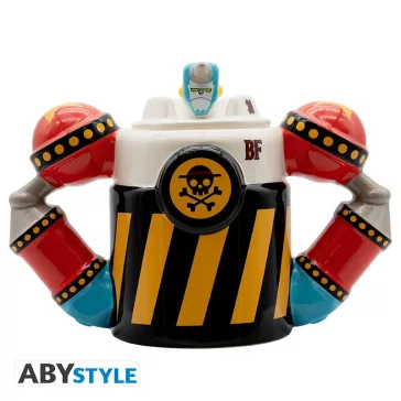 One Piece 3D bögre Iron Pirate Franky shogun