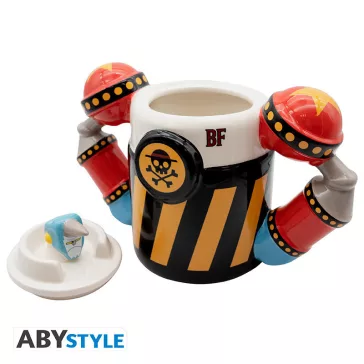 One Piece 3D bögre Iron Pirate Franky shogun