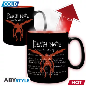 Death Note hőre változó bögre 460ml L & Light