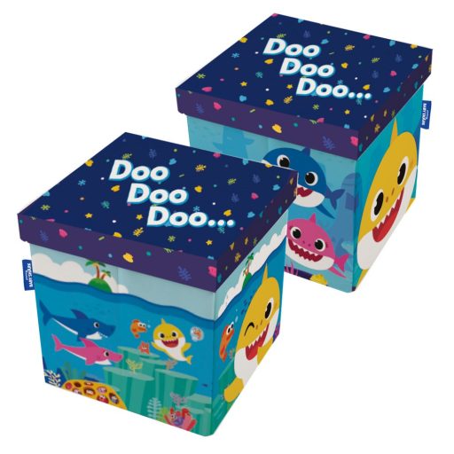 Baby Shark Doo Doo játéktároló 30×30×30 cm
