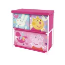 Peppa malac Friends játéktároló állvány 3 rekeszes 53x30x60 cm
