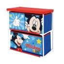 Disney Mickey Star játéktároló állvány 3 rekeszes 53x30x60 cm
