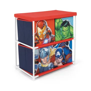   Bosszúállók Team játéktároló állvány 3 rekeszes 53x30x60 cm