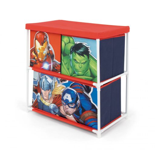 Bosszúállók Team játéktároló állvány 3 rekeszes 53x30x60 cm
