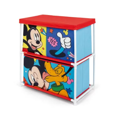   Disney Mickey Let's Move játéktároló állvány 3 rekeszes 53x30x60 cm