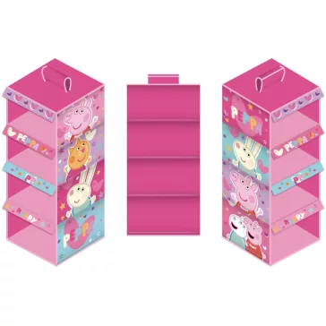 Peppa malac Happy függő szekrényrendező 4 részes