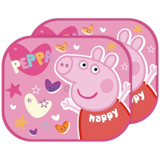 Peppa malac Happy napellenző ablakra 2 db-os