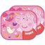 Peppa malac Happy napellenző ablakra 2 db-os