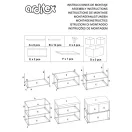 Unikornis Sparkle játéktároló állvány 3 rekeszes 53x30x60 cm
