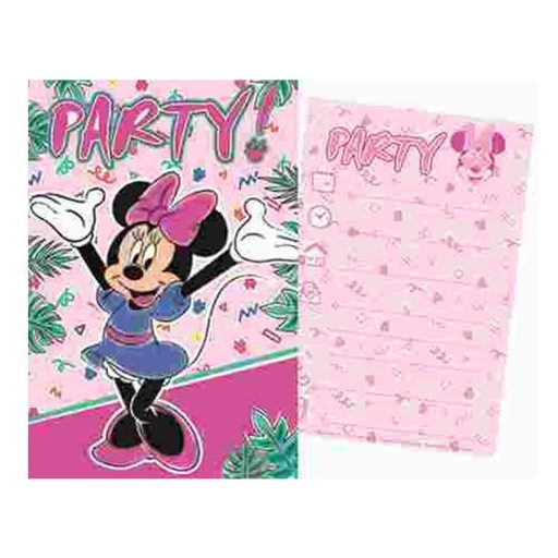 Disney Minnie Tropical party meghívó