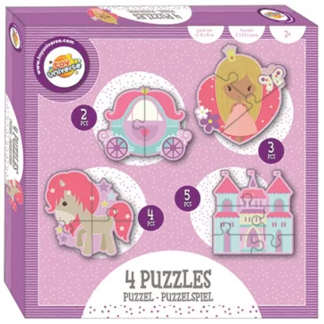 Hercegnő Magic forma puzzle 4 az 1-ben