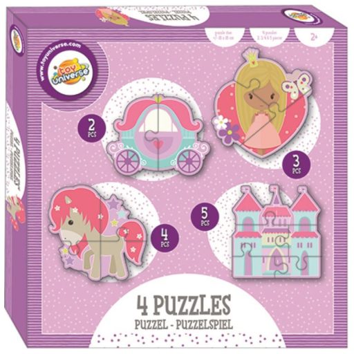 Hercegnő Magic forma puzzle 4 az 1-ben