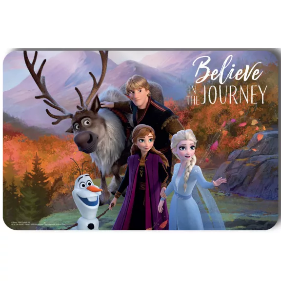Disney Jégvarázs Believe in the journey tányéralátét 43x28 cm Disney Jégvarázs Believe in the journey tányéralátét 43x28 cm