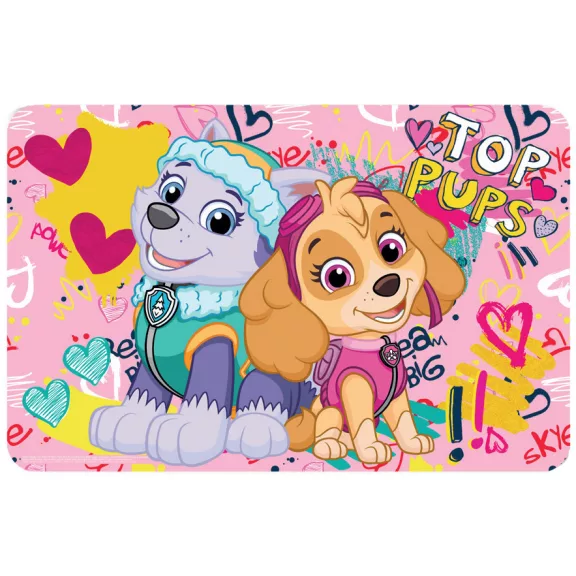 Mancs Őrjárat Top Pups tányéralátét 43x28 cm Mancs Őrjárat Top Pups tányéralátét 43x28 cm
