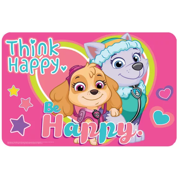 Mancs Őrjárat Think Happy tányéralátét 43x28 cm Mancs Őrjárat Think Happy tányéralátét 43x28 cm