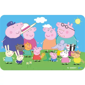 Peppa malac Spend time Together tányéralátét 43x28 cm