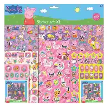 Peppa malac Pink matrica szett XL